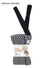 Load image into Gallery viewer, Silly Silas Footed Special Edition Cotton Tights - Black X White Checked