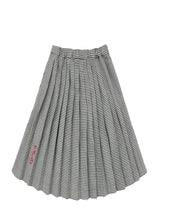 Load image into Gallery viewer, Coco Blanc Gingham Pleated Skirt