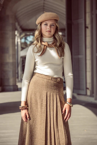 Coco Blanc Cream Ribbed Turtleneck