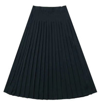 Load image into Gallery viewer, Coco Blanc Pleated Silk Skirt With Polka Dot Blouse Set