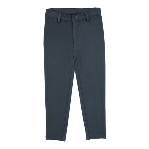 Lil Legs Knit Pants Without Seam - Slate