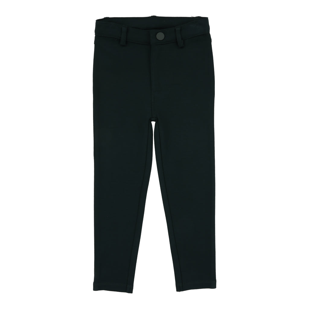 Lil Legs Knit Pants Without Seam - Black