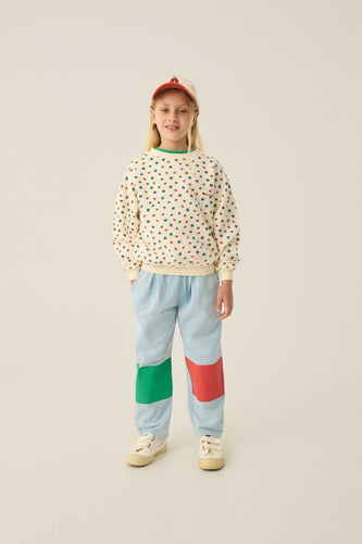 The Campamento Small Flowers Allover Sweatshirt - Ecru
