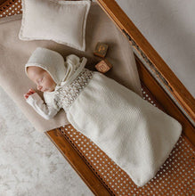 Load image into Gallery viewer, Peluche Smocked Cocoon Set  and Bonnet - Cream