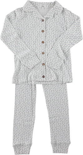 Bonjoy Pointelle Grandpa PJs - Navy