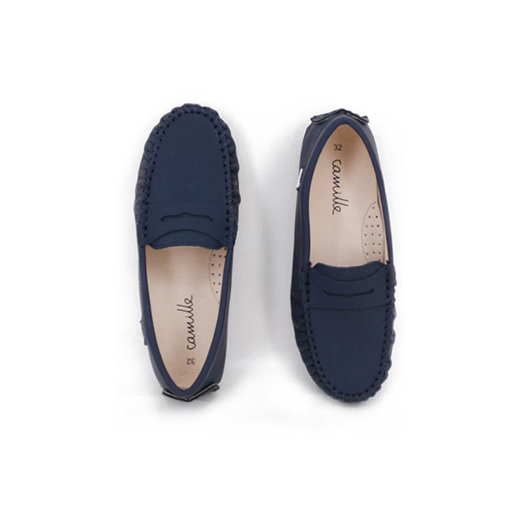 Camille Shoes Stella - Navy Matte Leather