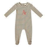 Crew Kids Stripe Romper - Red