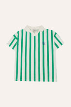 Load image into Gallery viewer, The Campamento Striped Oversized Polo - Green