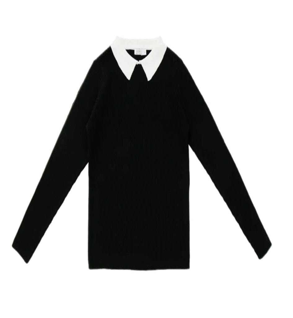 Coco Blanc Collared Sweater