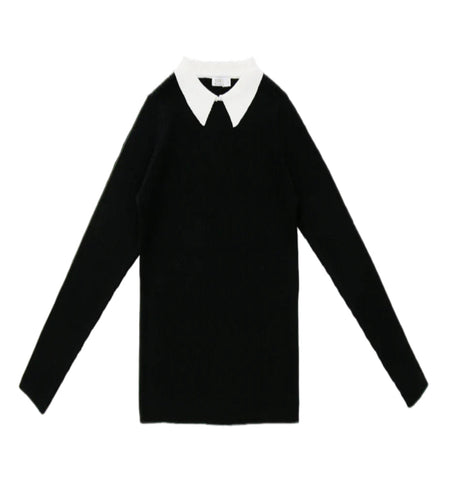 Coco Blanc Collared Sweater