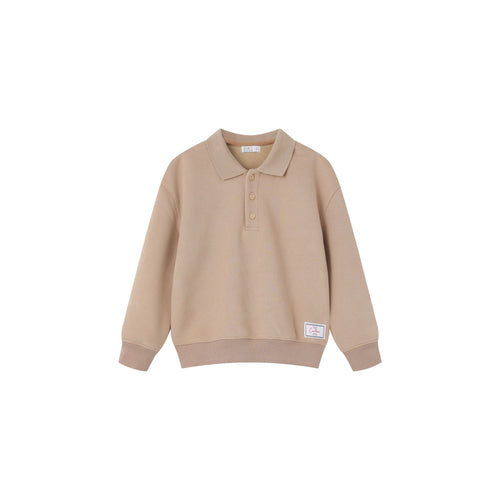 Coco Blanc Polo Sweatshirt - Tan