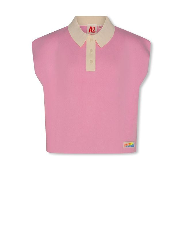 AO76 Tara Polo - Soft Pink