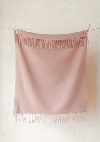 Little TBCO Lambswool Baby Blanket - Blush
