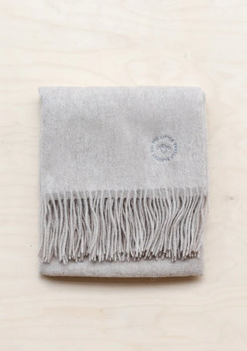 Little TBCO Lambswool Baby Blanket - Oatmeal Melange