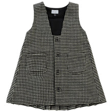 Load image into Gallery viewer, Klai Pleat Houndstooth Grey Jumper