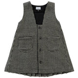 Klai Pleat Houndstooth Grey Jumper