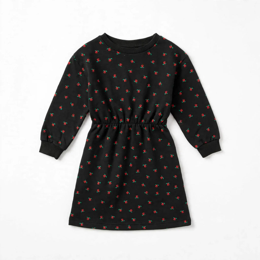 The Campamento Flowers Dress - Grey
