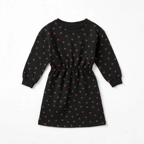 The Campamento Flowers Dress - Grey