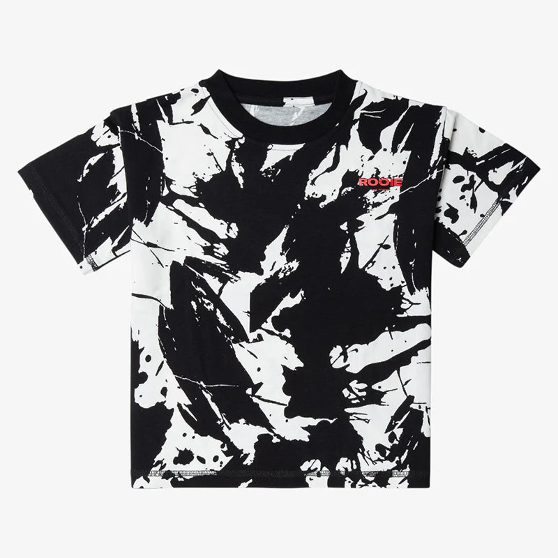 Rooie And Friends Free Art Tee - Black/White