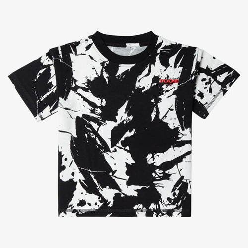 Rooie And Friends Free Art Tee - Black/White