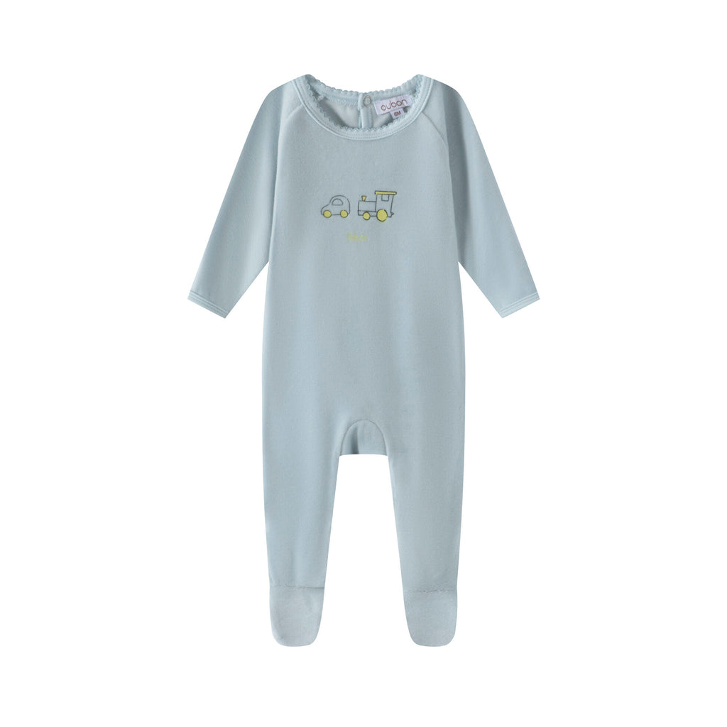 Oubon Truck Print Footie - Boys