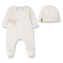 Load image into Gallery viewer, 1+ In The Family Elise Footie And Hat - Ecru