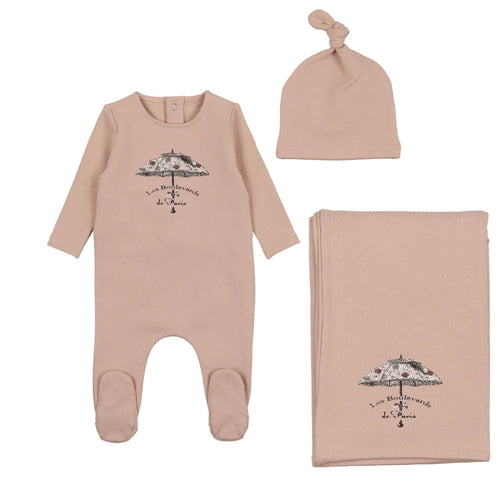 Bee & Dee Antique Umbrella Layette Set - Rose Dust