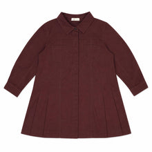 Load image into Gallery viewer, Crew Kids Gracie Denim Dress - Maroon