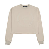 Urban Edge Tone On Tone Sweatshirt - Ecru