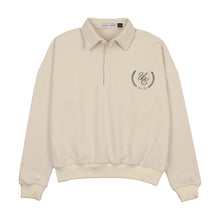 Load image into Gallery viewer, Urban Edge Polo Sweatshirt - Ecru