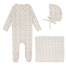 Load image into Gallery viewer, Lilette Vintage Floral 3PC Layette Set - Cream