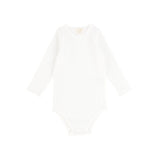 Lil Legs Ribbed Crewneck Onesie - Winter White