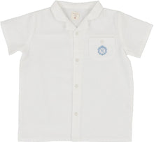 Load image into Gallery viewer, Lil Legs Seersucker Shirt - White/Bright Blue