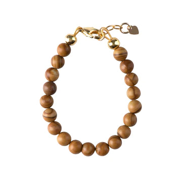 Wood Grain Beads Bracelet