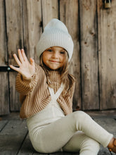 Load image into Gallery viewer, Silly Silas Wooly Footless Wool Cotton Tights - Cream Blend  - Final Sale