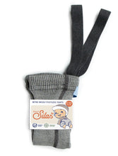 Load image into Gallery viewer, Silly Silas Wooly Footless Wool Cotton Tights - Granite Grey - Final Sale