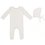 Mini Label Boys All Over Floral Print Footie And Hat