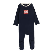 Load image into Gallery viewer, Lil Legs Bon Voyage Boys Footie - Navy