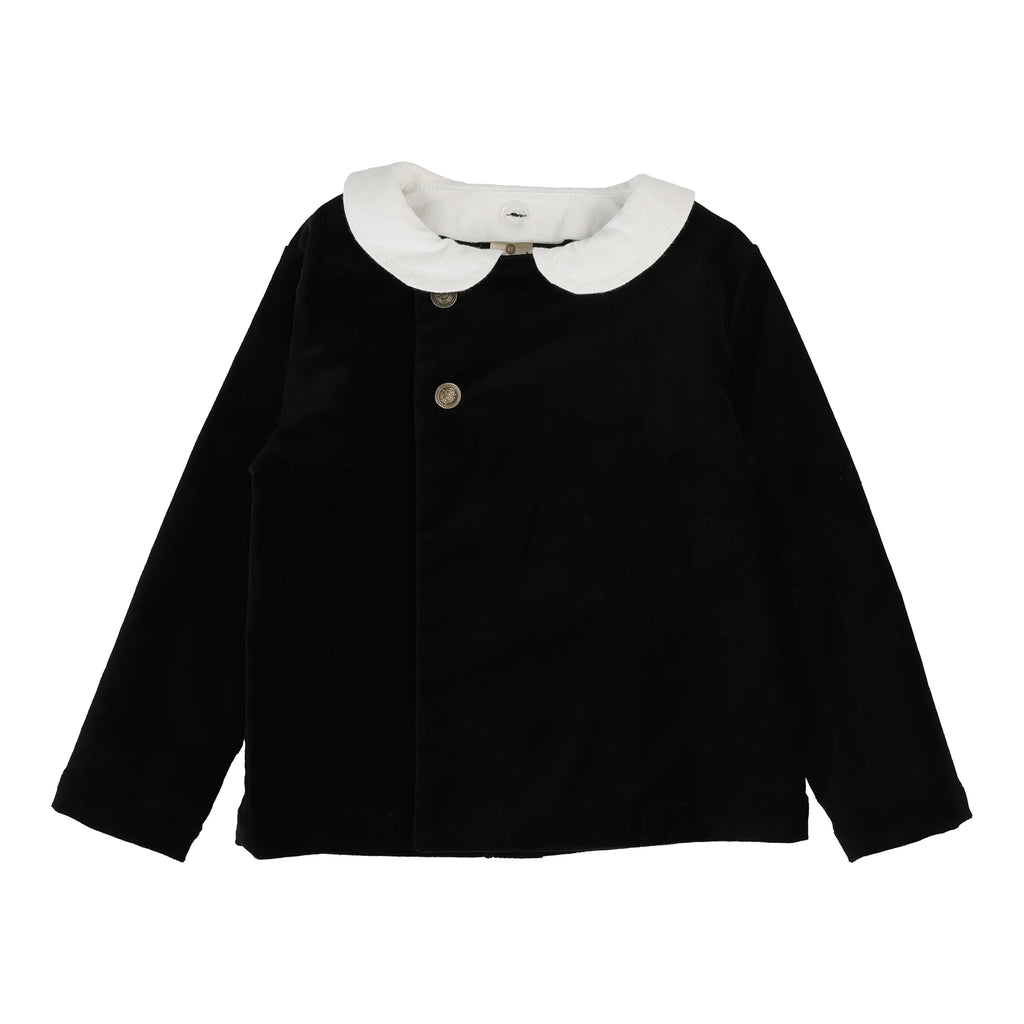 Lil Legs Toddler Velvet Blazer - Black