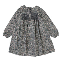Load image into Gallery viewer, Lil Legs Daisy Floral Dress - Dusty Blue