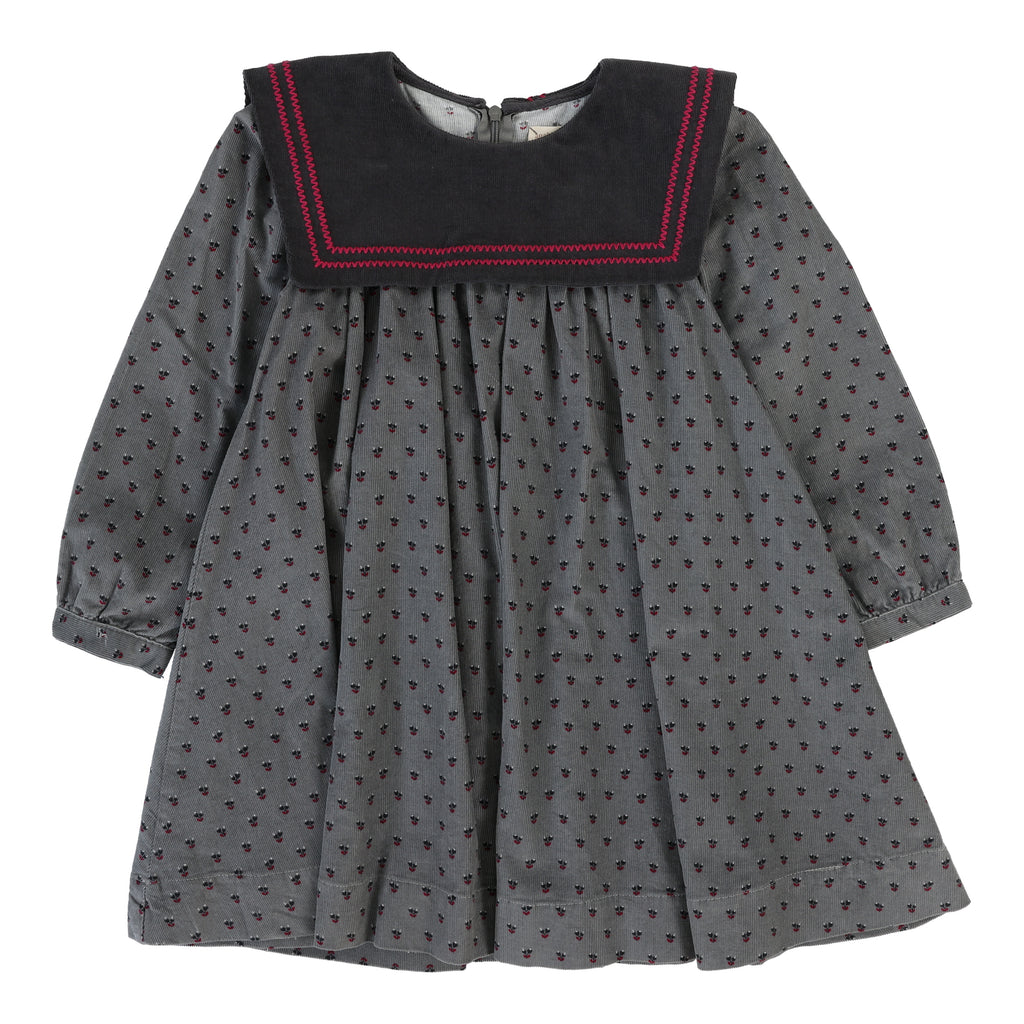 Lil Legs Primrose Dress - Pale Grey