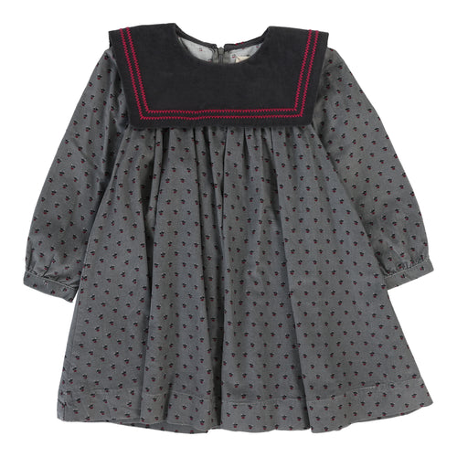 Lil Legs Primrose Dress - Pale Grey