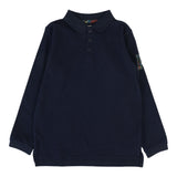Lil Legs Plaid Detail Polo - Navy