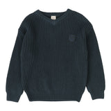Lil Legs Knit VNeck Sweater - Slate