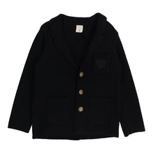 Load image into Gallery viewer, Lil Legs Crest Knit Blazer - Black