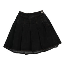 Load image into Gallery viewer, Lil Legs Pleated Denim Skirt - Black Denim