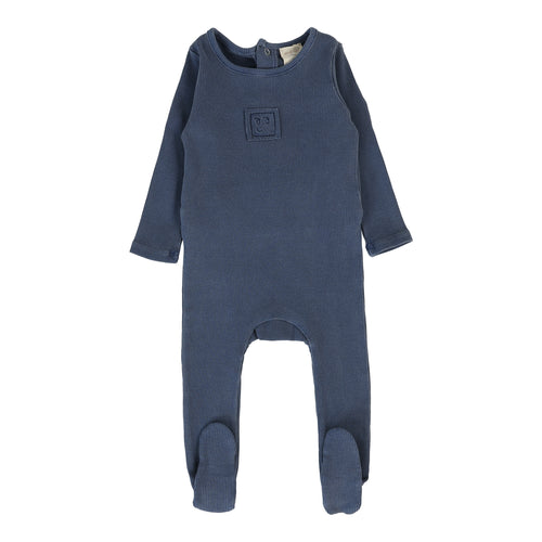 Lil Legs Wash Footie - Blue Wash