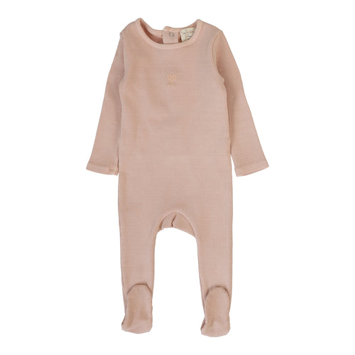 Lil Legs Wash Footie - Pink Wash