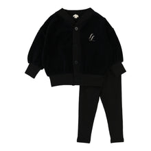 Load image into Gallery viewer, Lil Legs Boys Shabbos Lounge Set - Black