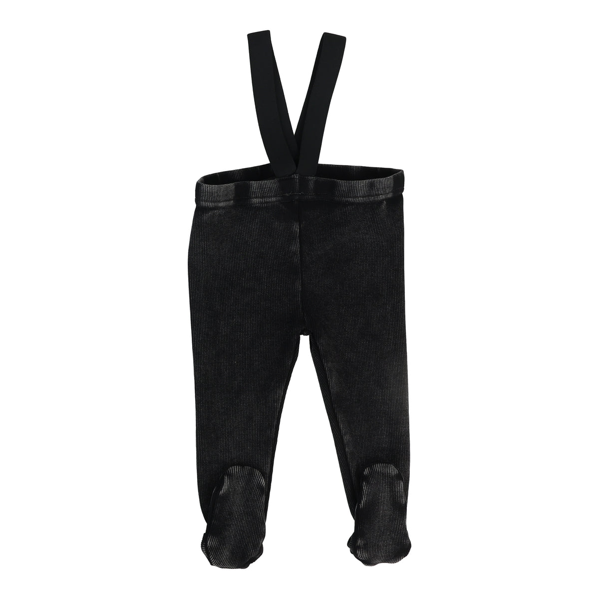 Lil Legs Footed Suspender Leggings - Black Wash – Moonlight